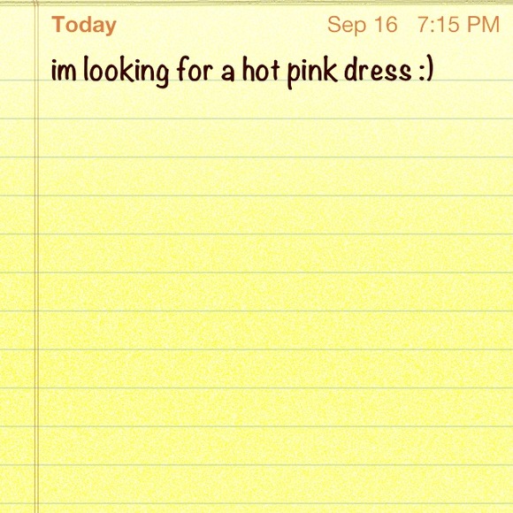 looking for a hot pink dress - Picture 1 of 1
