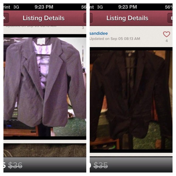 2 blazers!! BUNDED AND TRADED