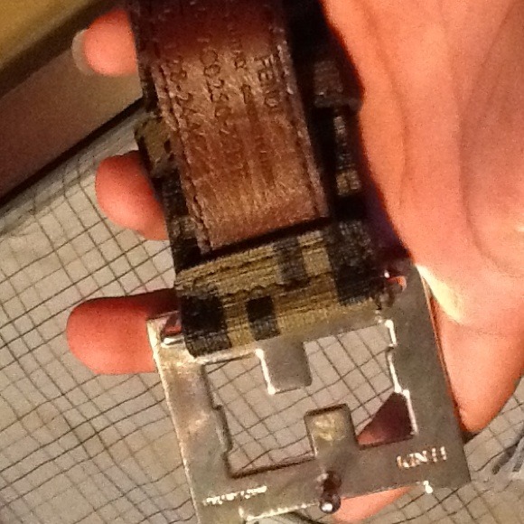 Authentic fendi belt
