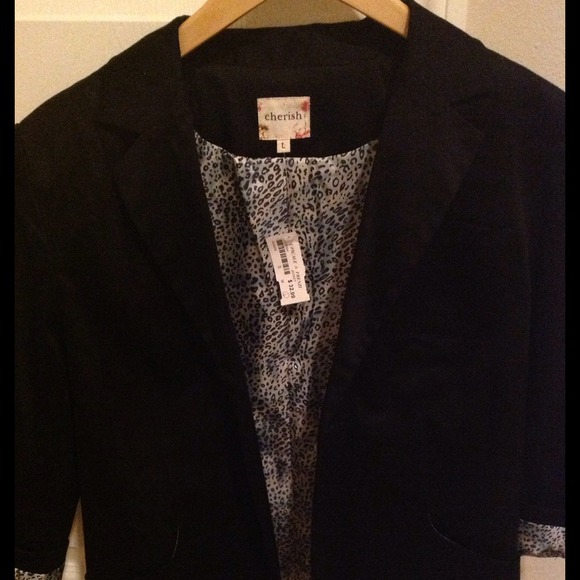 Black Blazer & Express Shoes.