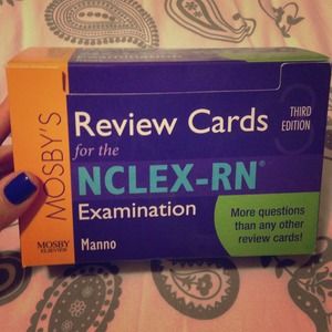 ❌SOLD❌ NCLEX Mosby Comprehensive Review cards