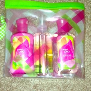 Bath & body works "Sweet Pea" gift set