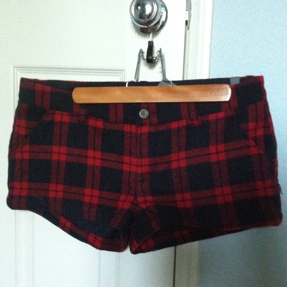Abercrombie & Fitch Plaid Shorts