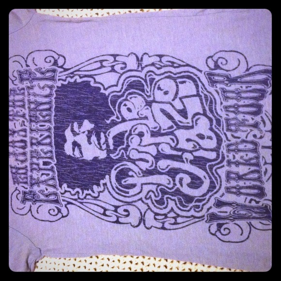 L.A. Ink. Medium Purple Graphic Tee.
