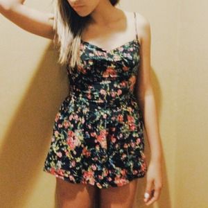 FLORAL ROMPER