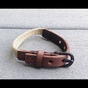Buckle Leather Bracelet