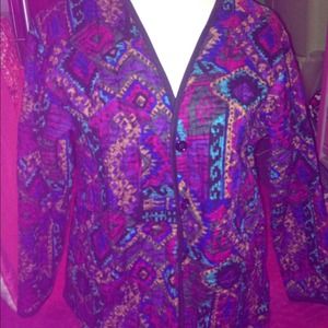 Vintage jacket with buttons