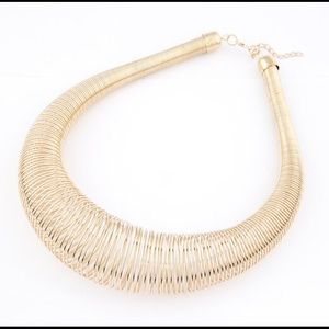 Gold Slinky Necklace