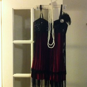 Sexy flapper costume