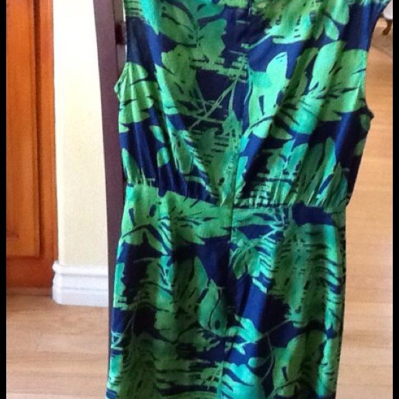 Banana Republic Tropical Dress With Tulip Skirt - Picture 3 of 3