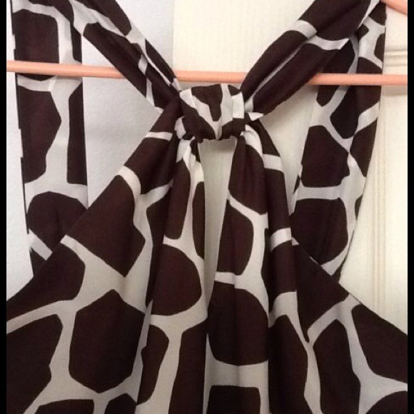 Banana Republic Silk Animal Print Dress - Picture 2 of 4
