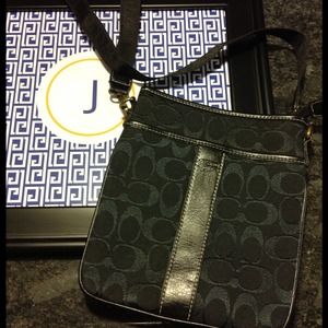 Authentic coach crossbody purse. Black