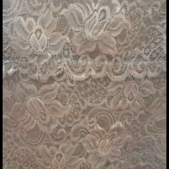 Urban Outfitters Light Teal Tank w/ Intricate Lace - Picture 2 of 3