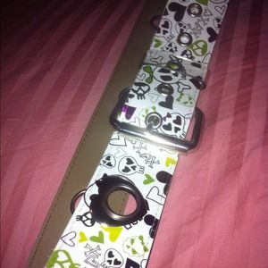 Cute hot topic skull belt