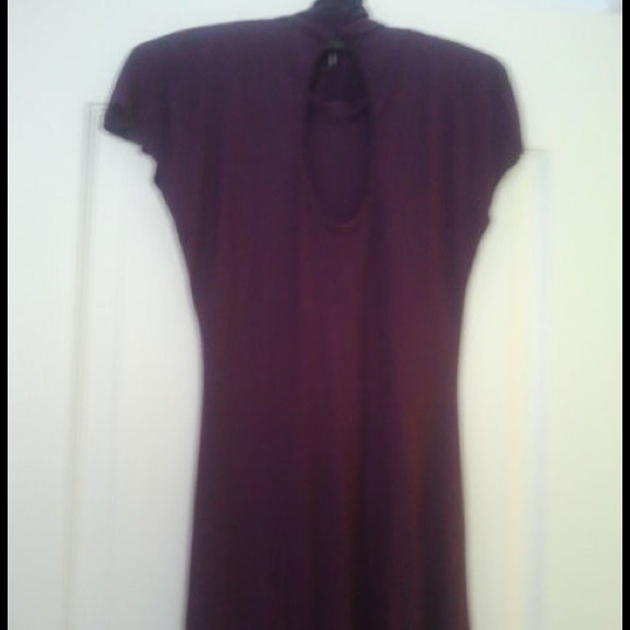 Akiko Deep Purple Top w/ Collar Design - Picture 3 of 4