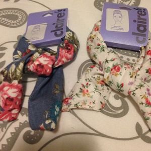 Floral print bun wraps