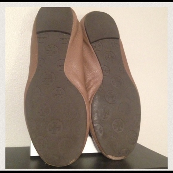 Tory Burch Shoes - Authentic Tory Burch Light Brown Reva Ballet Flats Tory Burch Shoes - Authentic Tory Burch Light Brown Reva Ballet Flats