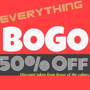 BOGO 50% off
