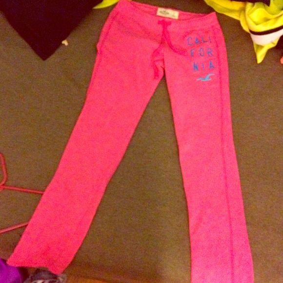 🚫sold on ebay🚫Hollister pink sweat pants
