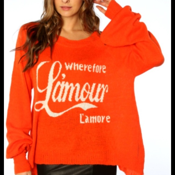 Wildfox Lamour Pfeiffer sweater
