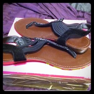 ✋SOlD✋Black Gladiator Sandals