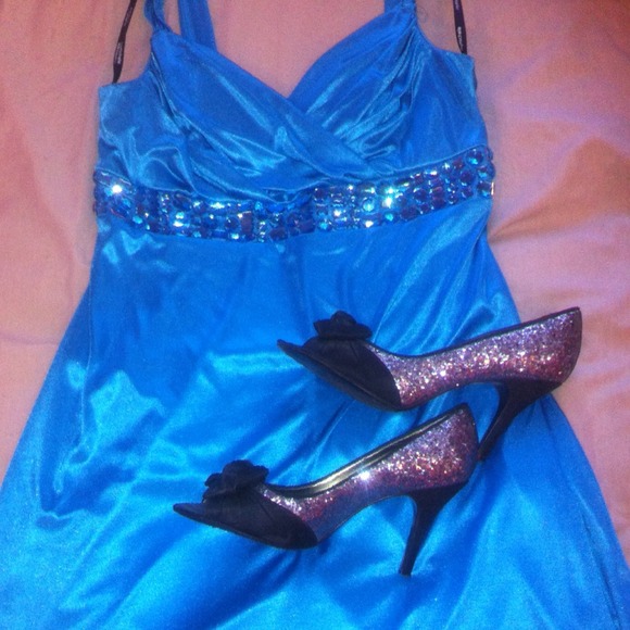 Aqua Formal Dress