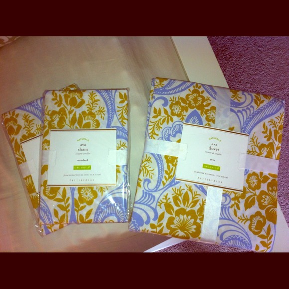 🚫SOLD🚫Pottery Barn TWIN size duvet with shams