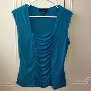 Style&co. Top, Sleeveless Ruched Shaper Tank