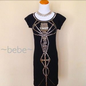 NWOT bebe pyramid studded dress or tunic