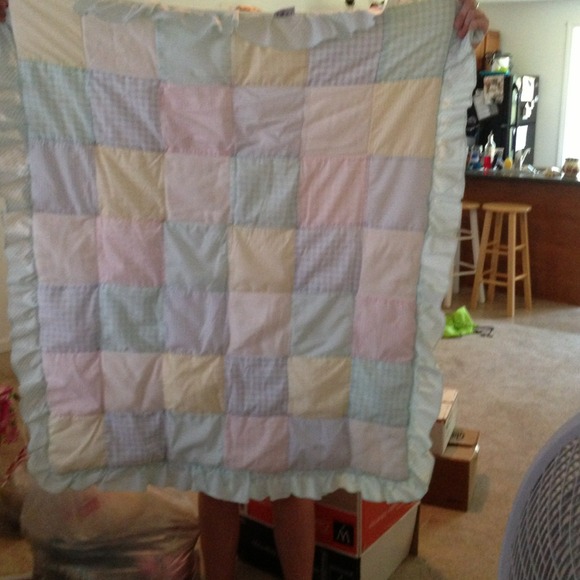 Crib Comforter ( matches diaper stacker listed sep