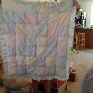 Crib Comforter ( matches diaper stacker listed sep