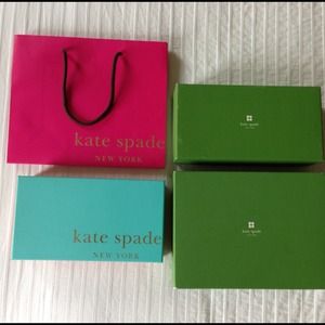 Kate Spade Boxes & Shopping Bag