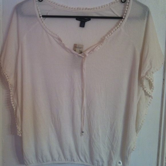 White AE tee