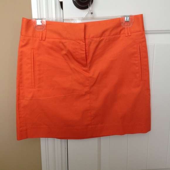 Price reduced!!! J.Crew orange skirt