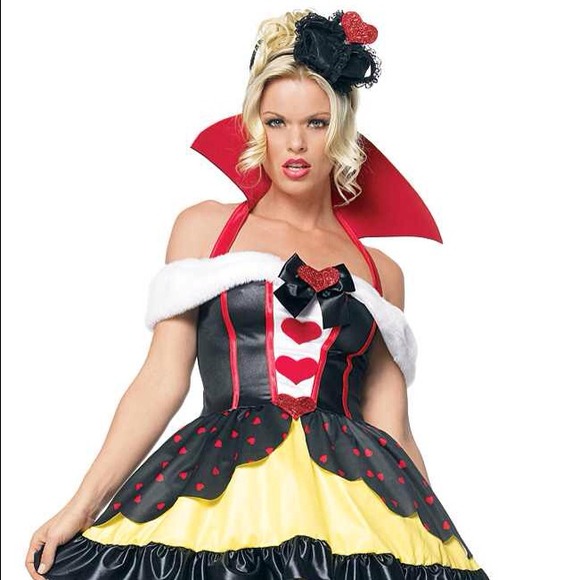 Leg Avenue Queen of Hearts Costume NWOT