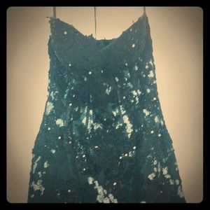 Black mermaid Jovani pageant/prom dress