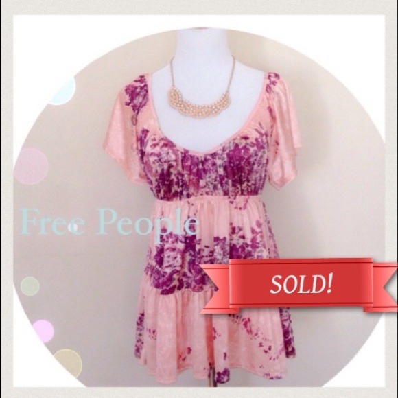 🔴SOLD🔴 Free People Peasant Top-NWOT
