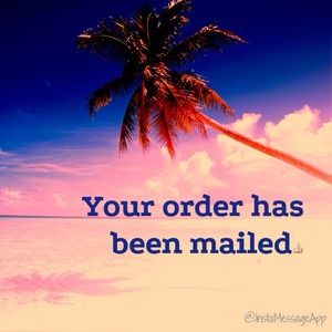 Here is your tracking # for your order!