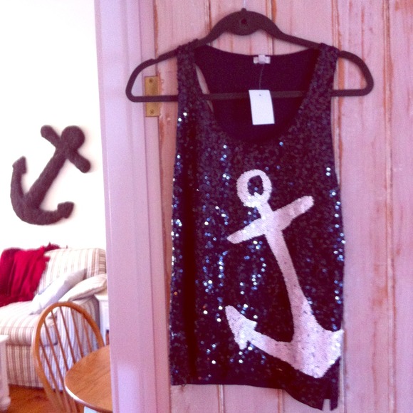 Sequenced jcrew anchor top!