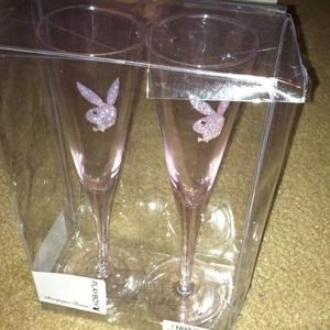 Playboy champaign glasses