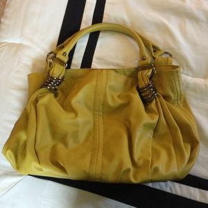 Green handbag
