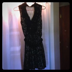 Black lacy dress