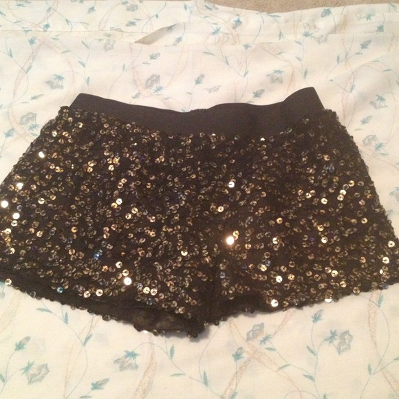 Sequin shorts
