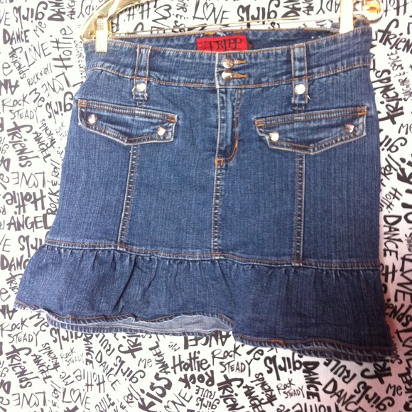 Denim skirt