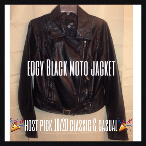 🎉🎉HOST PICK🎉🎉 Black Moto Jacket