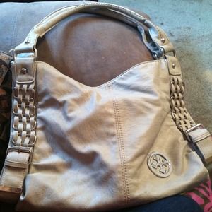 Taupe handbag
