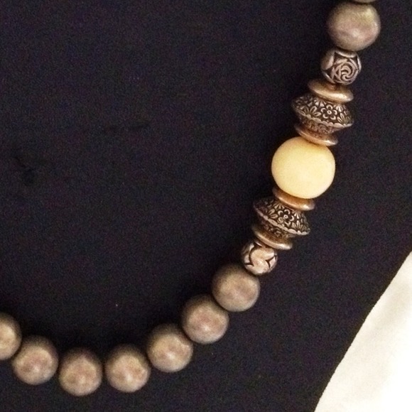 VINTAGE ALABASTER ORIGINAL NECKLACE - Picture 2 of 2