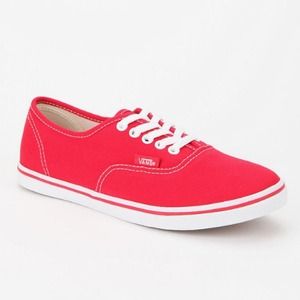 RED LOW PRO VANS