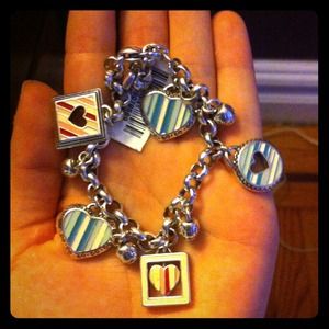Never worn, Brighton charm bracelet