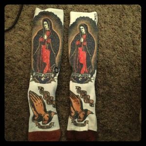 Virgin Mary socks